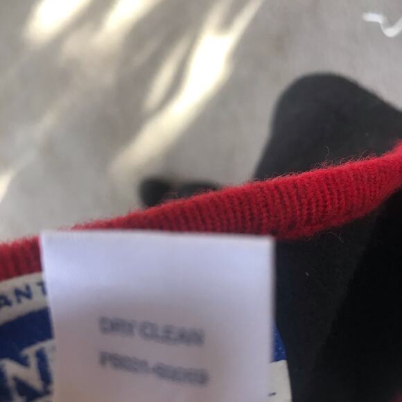 Vintage Pendleton Tassel Merino Wool Button Down Holiday Sweater Women's Size S - Picture 8 of 8